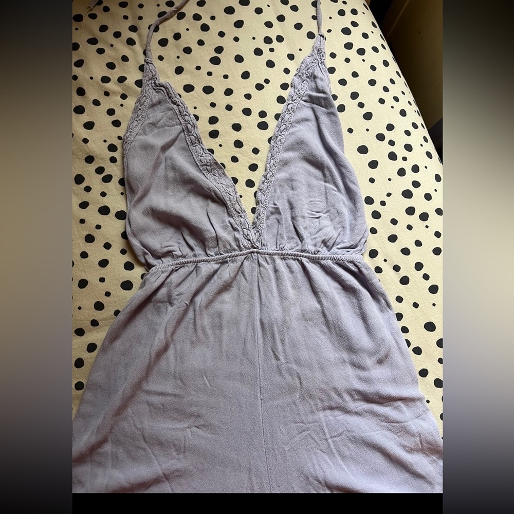 Halter lilac halter romper